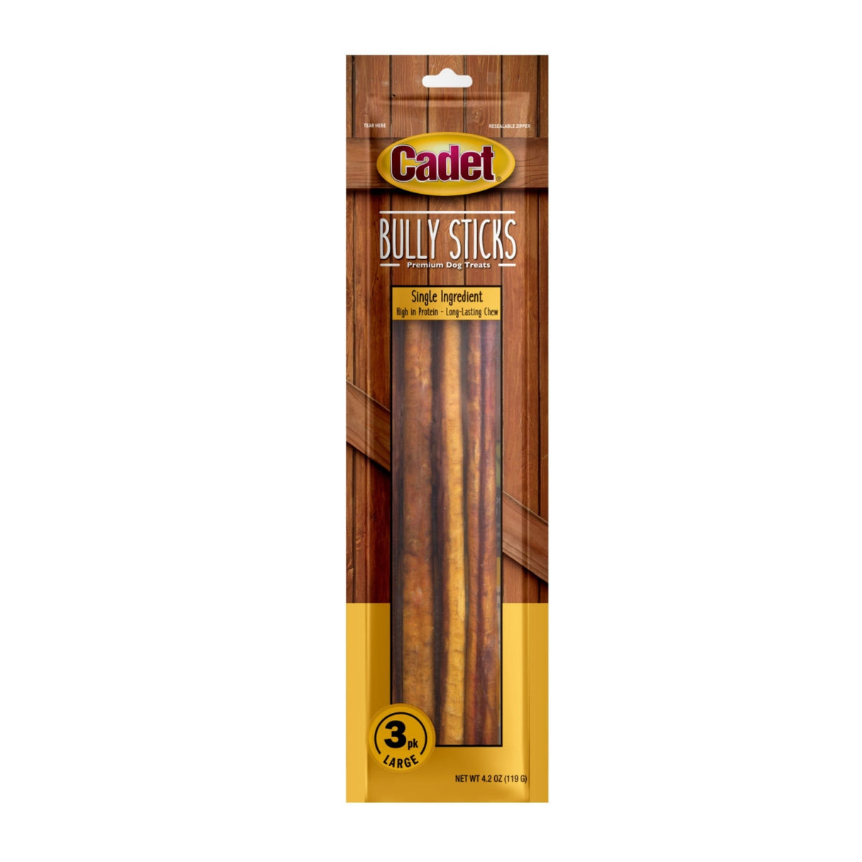 Cadet Large Bully Sticks Large 3 ct