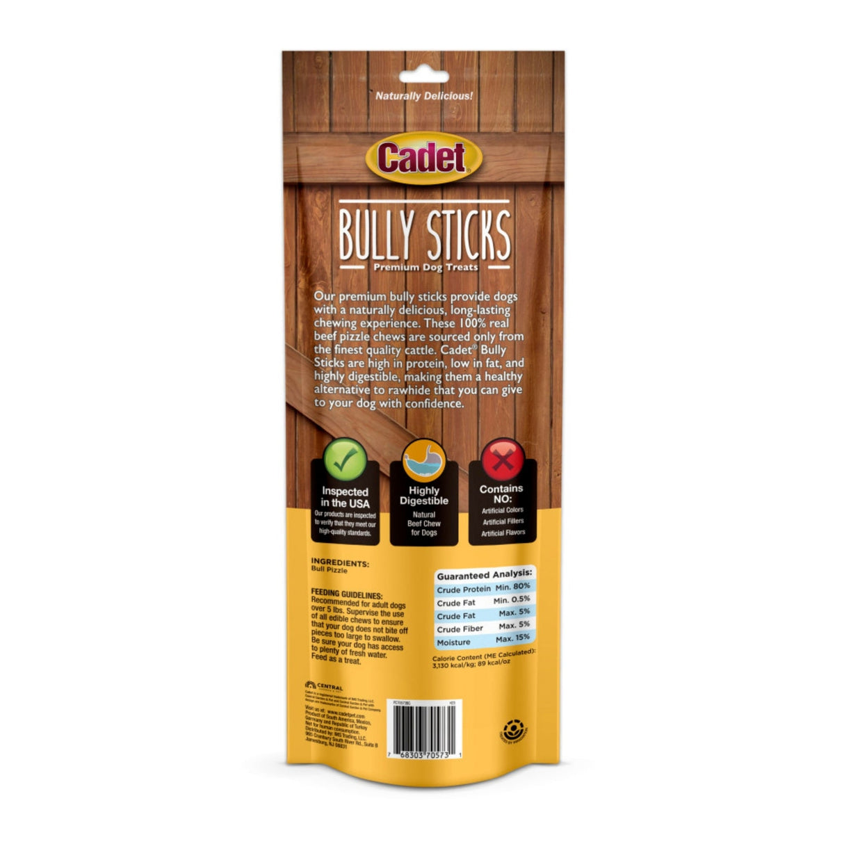 Cadet Large Bully Sticks Large 10 ct
