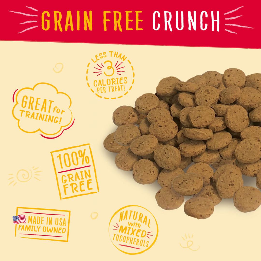 Charlee Bear Dog Crunch Grain Free Beef Liver & Cheese 8 oz.
