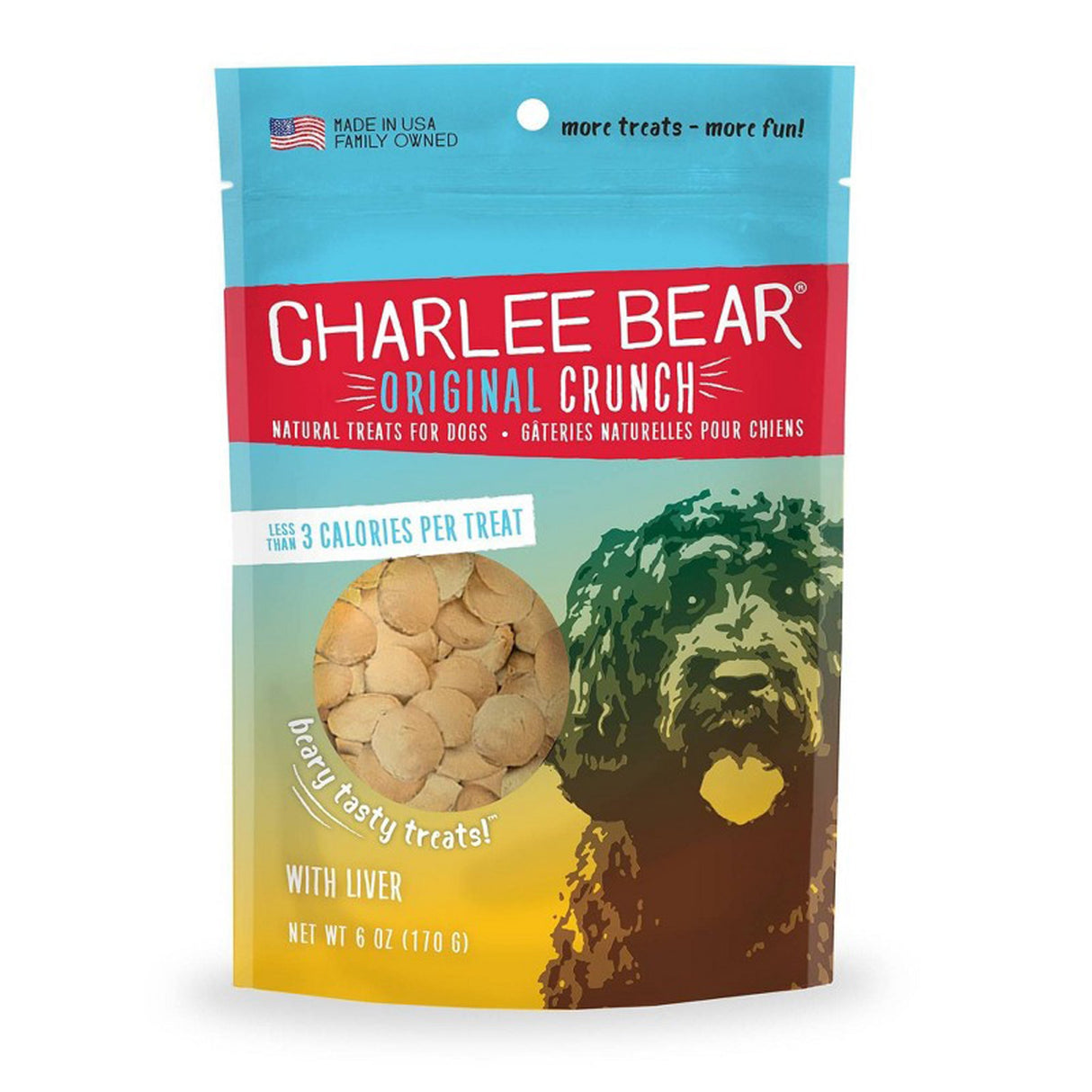 Charlee Bear Dog Liver Treat 6 oz.