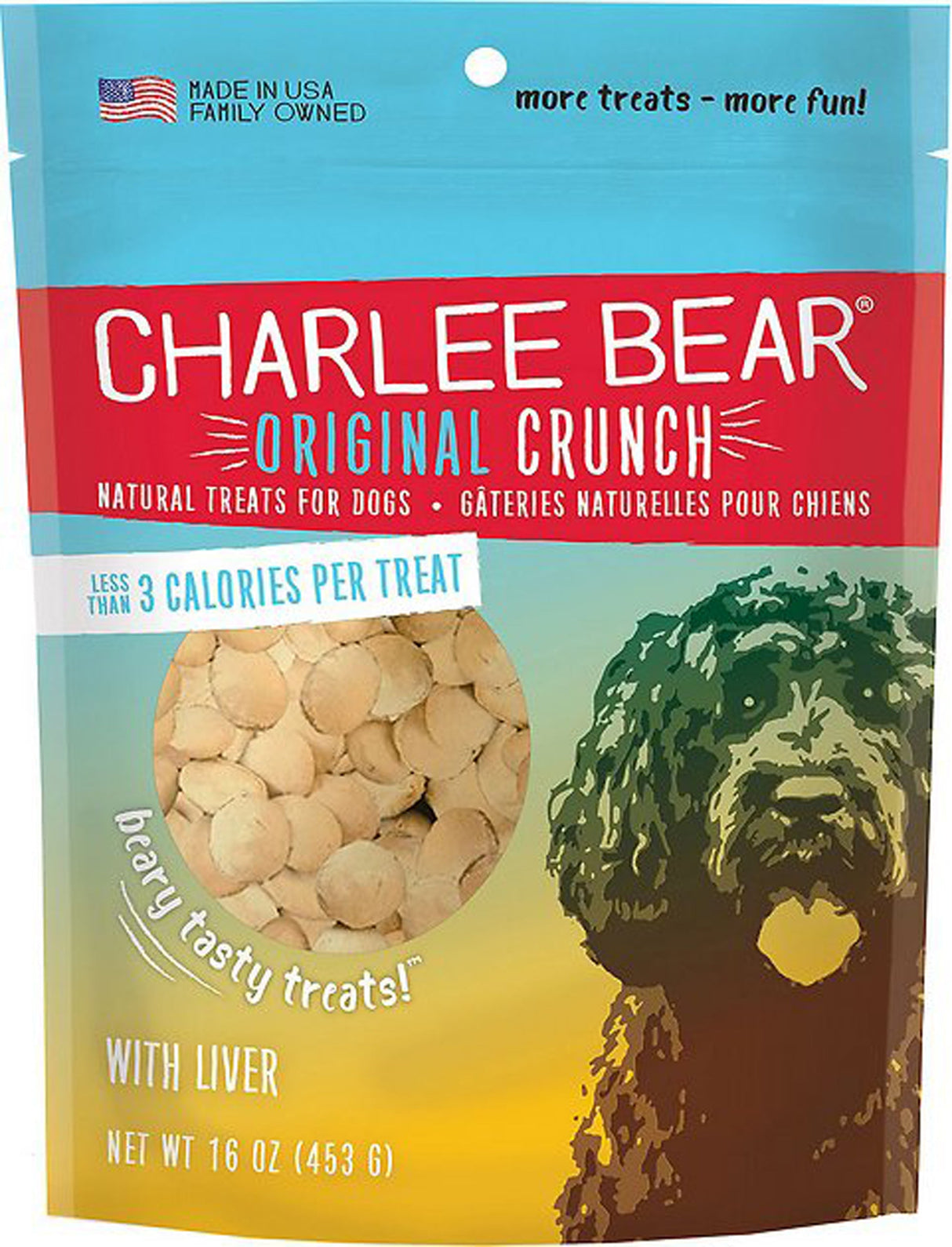 Charlee Bear Dog Liver Treat 16 oz.