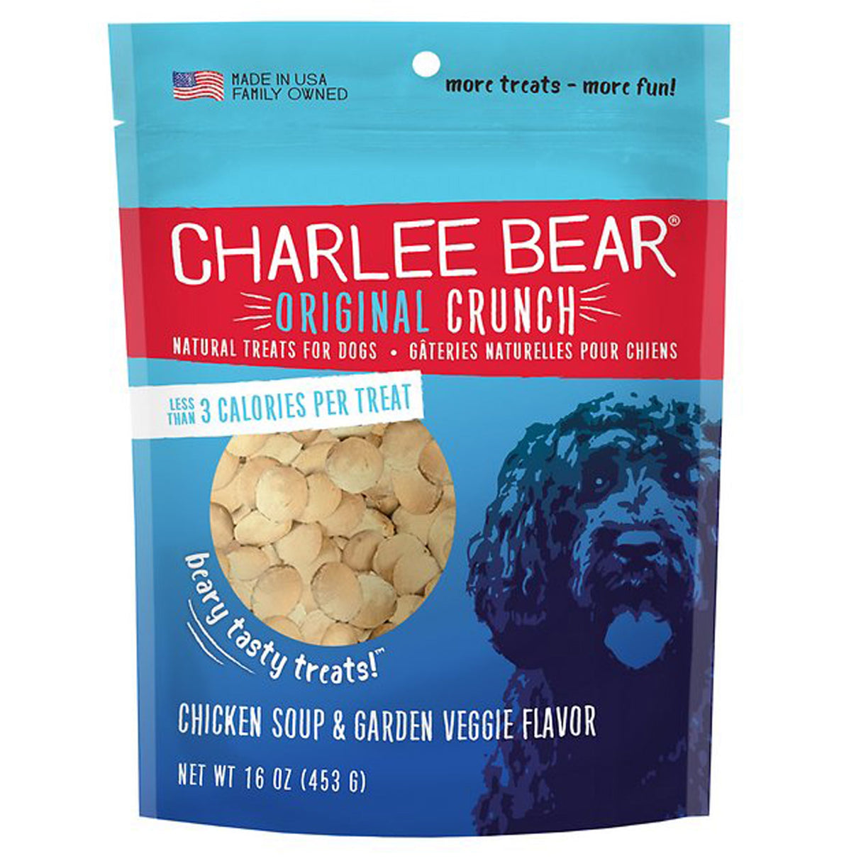 Charlee Bear Dog Chicken Soup And Veggie Treat 16 oz.