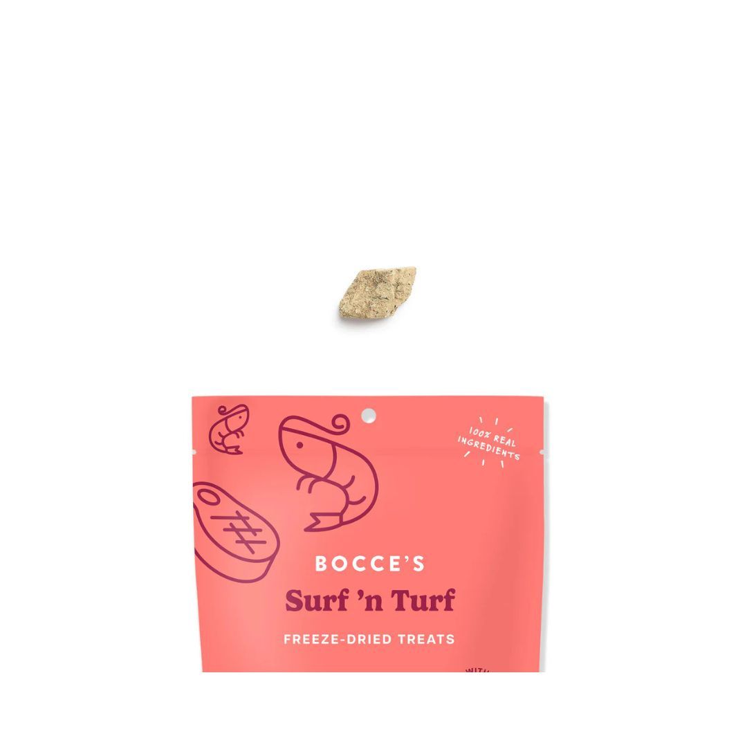 Bocce's Bakery Dog Freeze Dried Surf'N Turf Treat 3oz