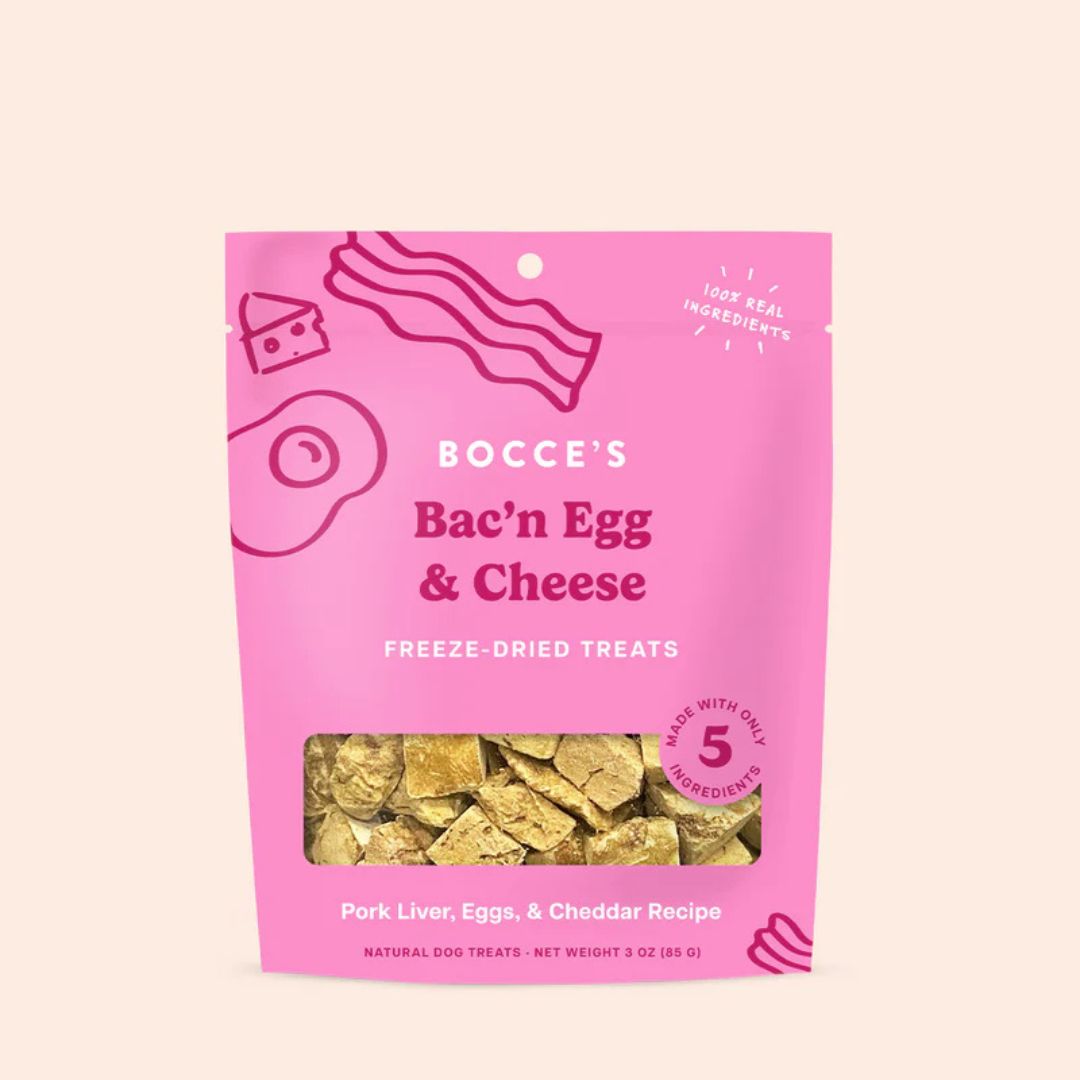 Bocce's Bakery Dog Freeze Dried Bac'N Egg & Cheese Treat 3oz
