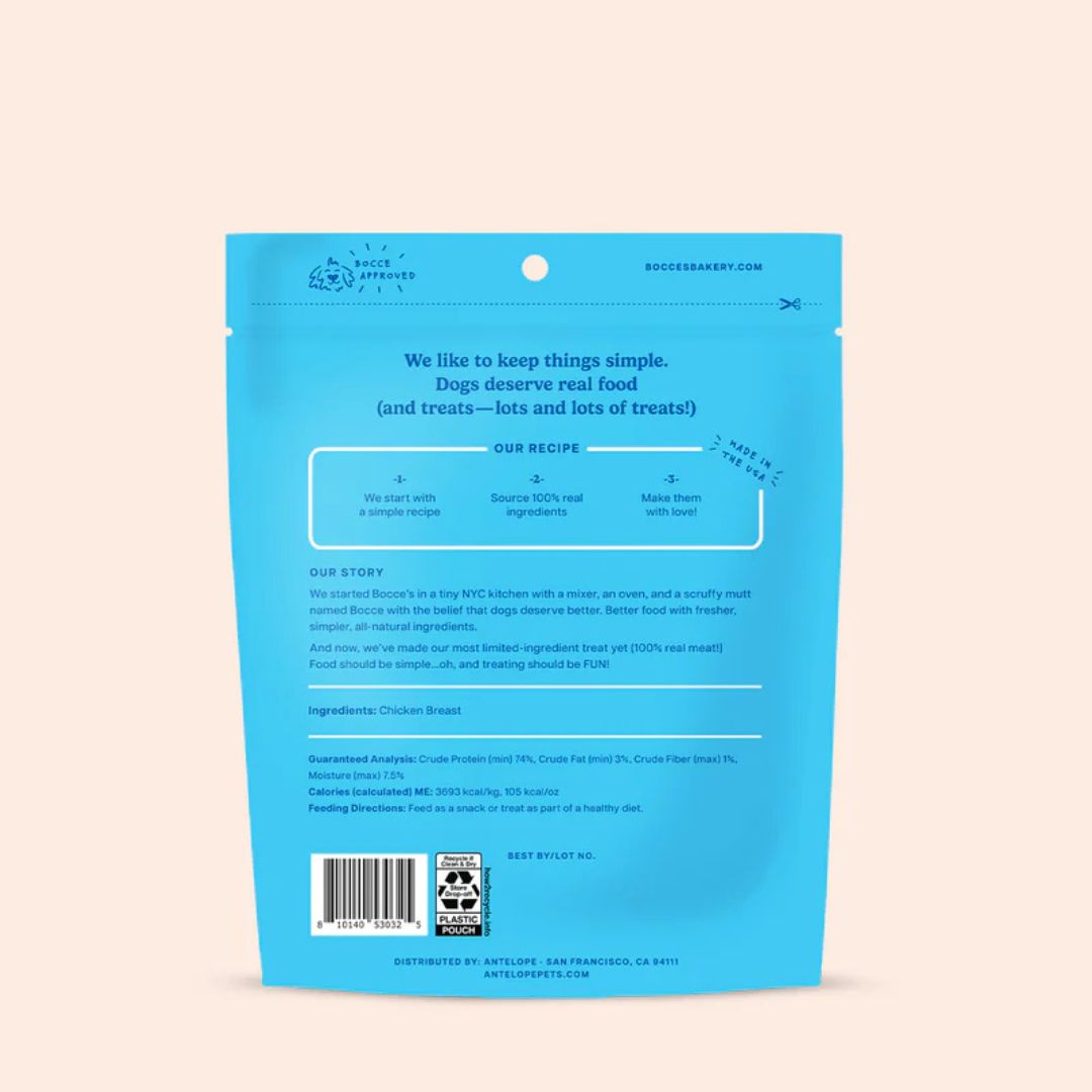 Bocce's Bakery Dog Freeze Dried Popcorn Chicken Treat 3oz