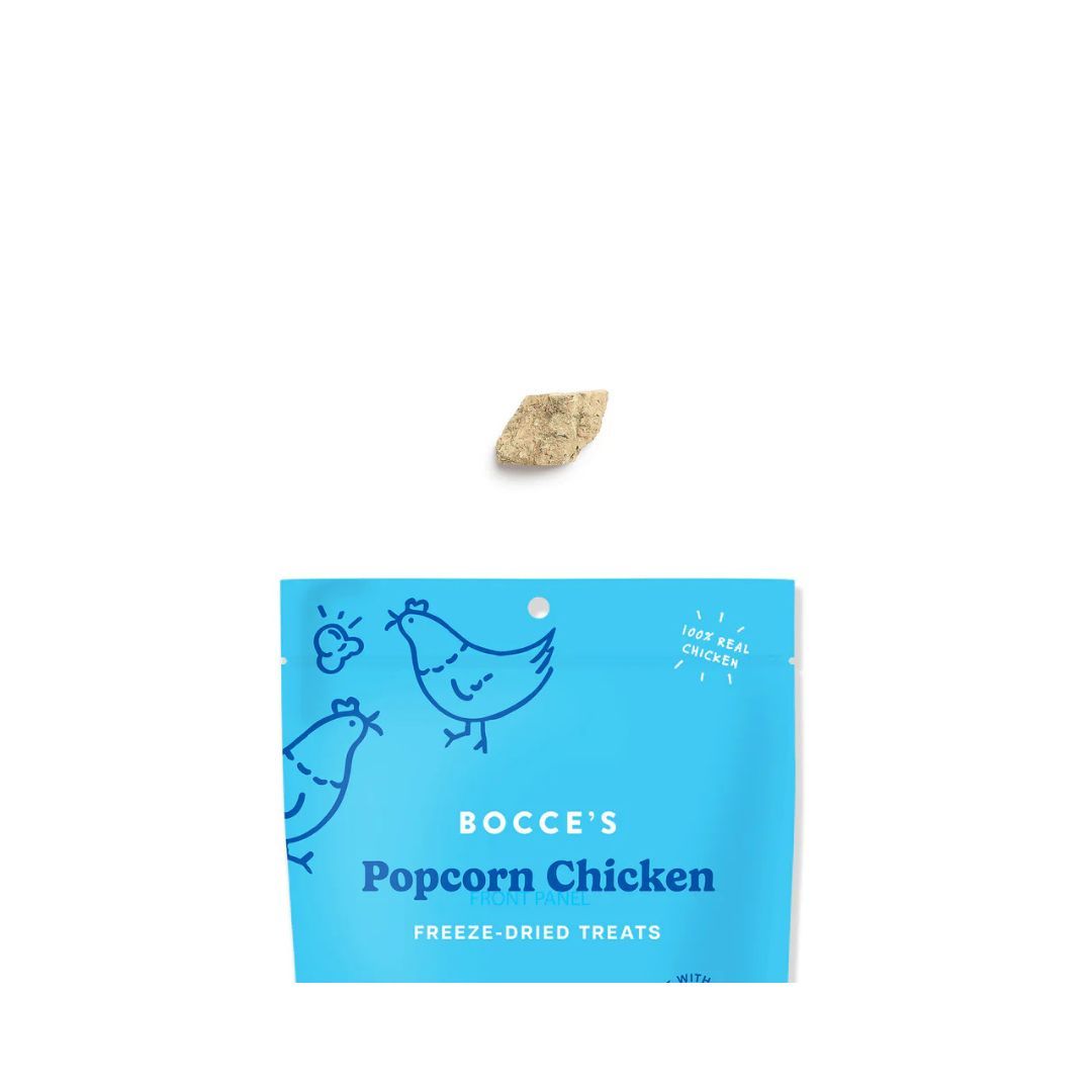 Bocce's Bakery Dog Freeze Dried Popcorn Chicken Treat 3oz