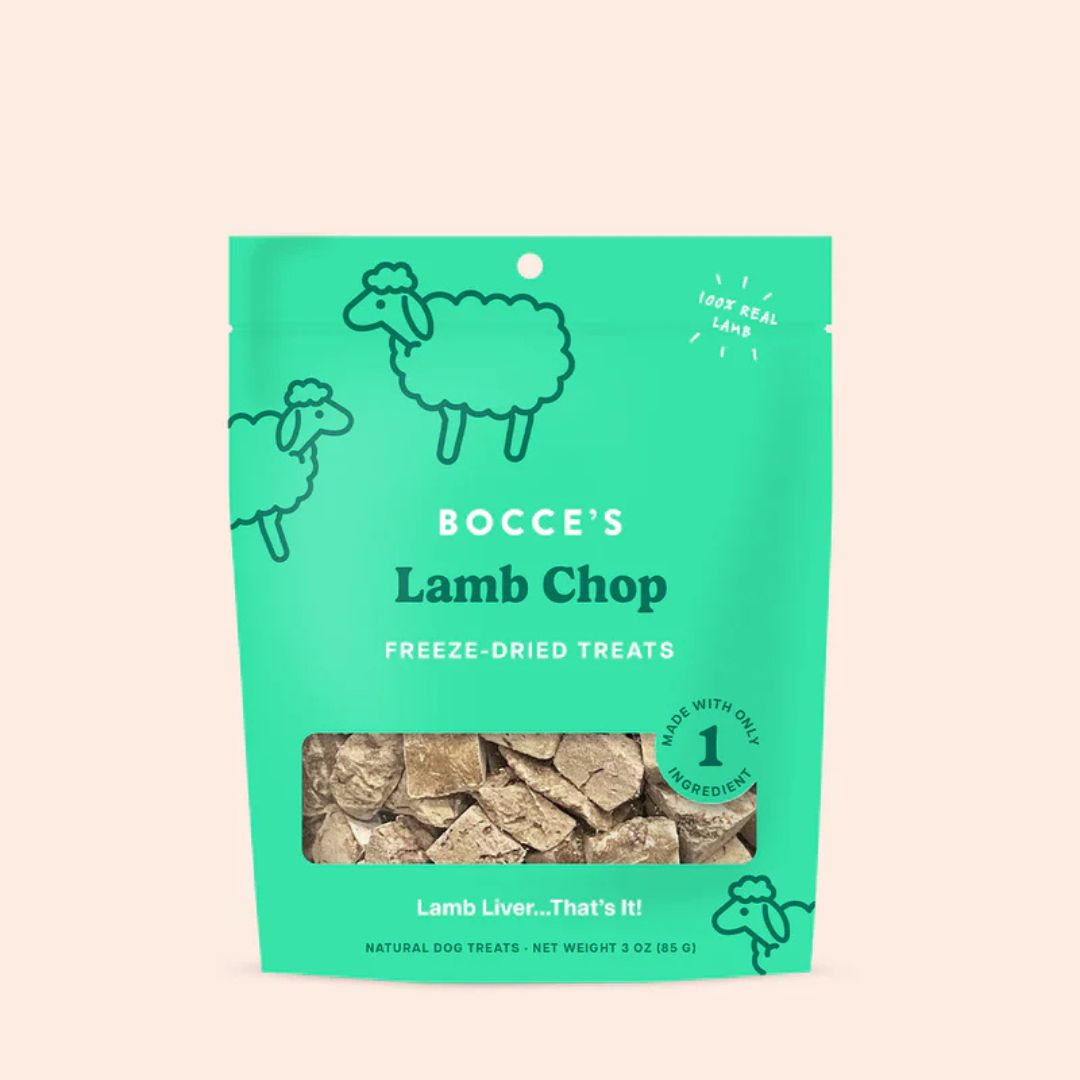 Bocce's Bakery Dog Freeze Dried Lamb Chop Treat 3oz