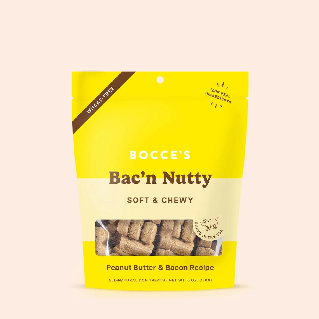 Bocce's Bakery Dog Soft & Chewy Bacon Nutty 12 oz