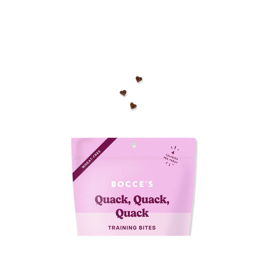 Bocce's Bakery Dog Puppy Training Bites Quack Quack Quack 3oz