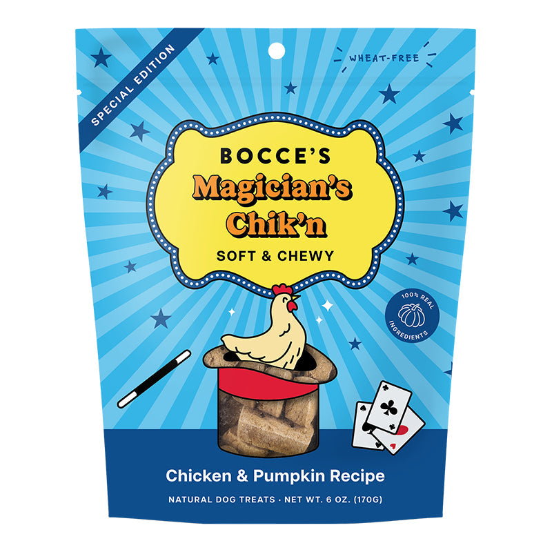 Bocce's Bakery Dog Soft & Chewy Magician's Chik'n 6 oz.