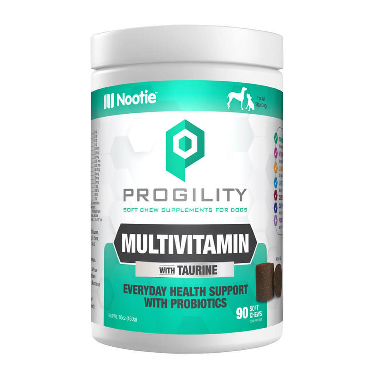 Nootie Progility Multivitamin Soft Chew Supplements 90 ct.