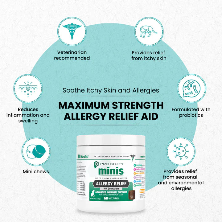 Nootie Dog Progility Aller-Immune Mini 60 Ct
