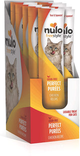 Nulo Freestyle Perfect Purees Grain-Free Cat Food Topper/Treat Chicken 0.5 oz, (case of 48)