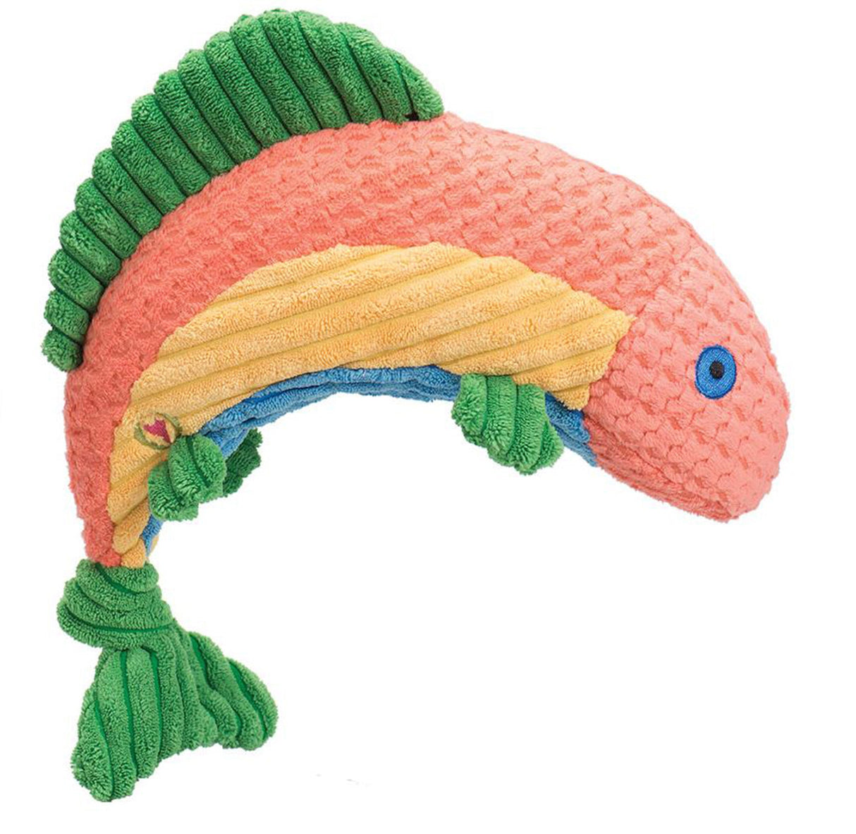 Hugglehounds Dog Knottie Rainbow Trout-Large