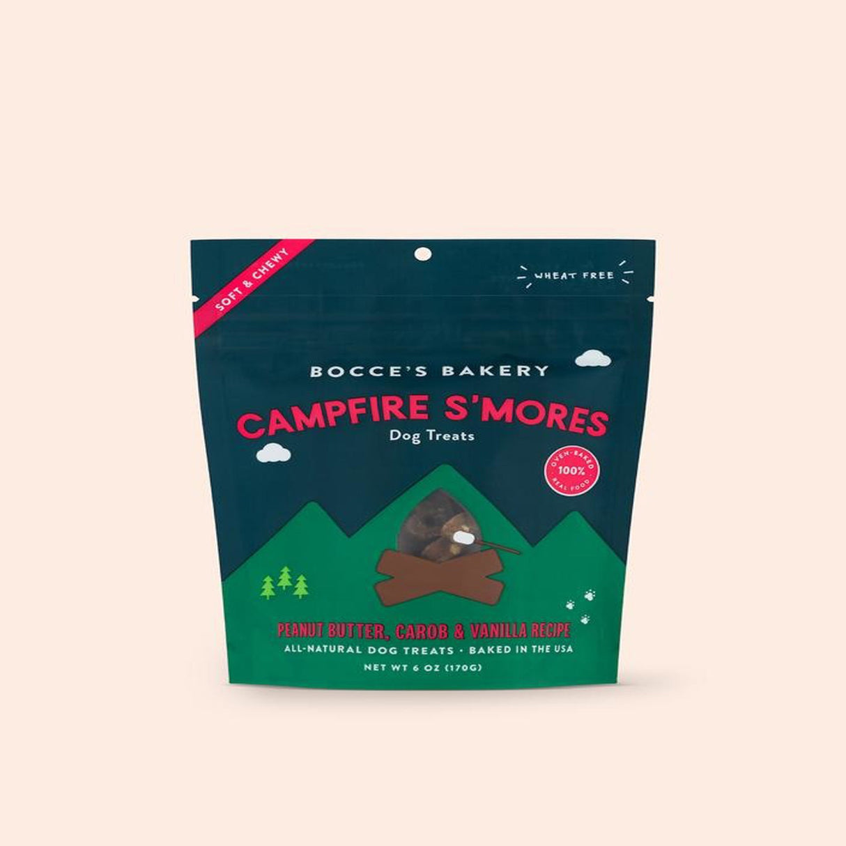 Bocce's Bakery Dog Soft Chew Campfire 6 oz.