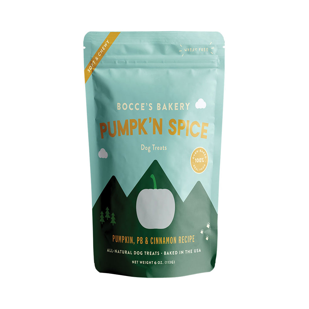 Bocce's Bakery Dog Soft And Chewy Pumpkin Spice 6 oz.