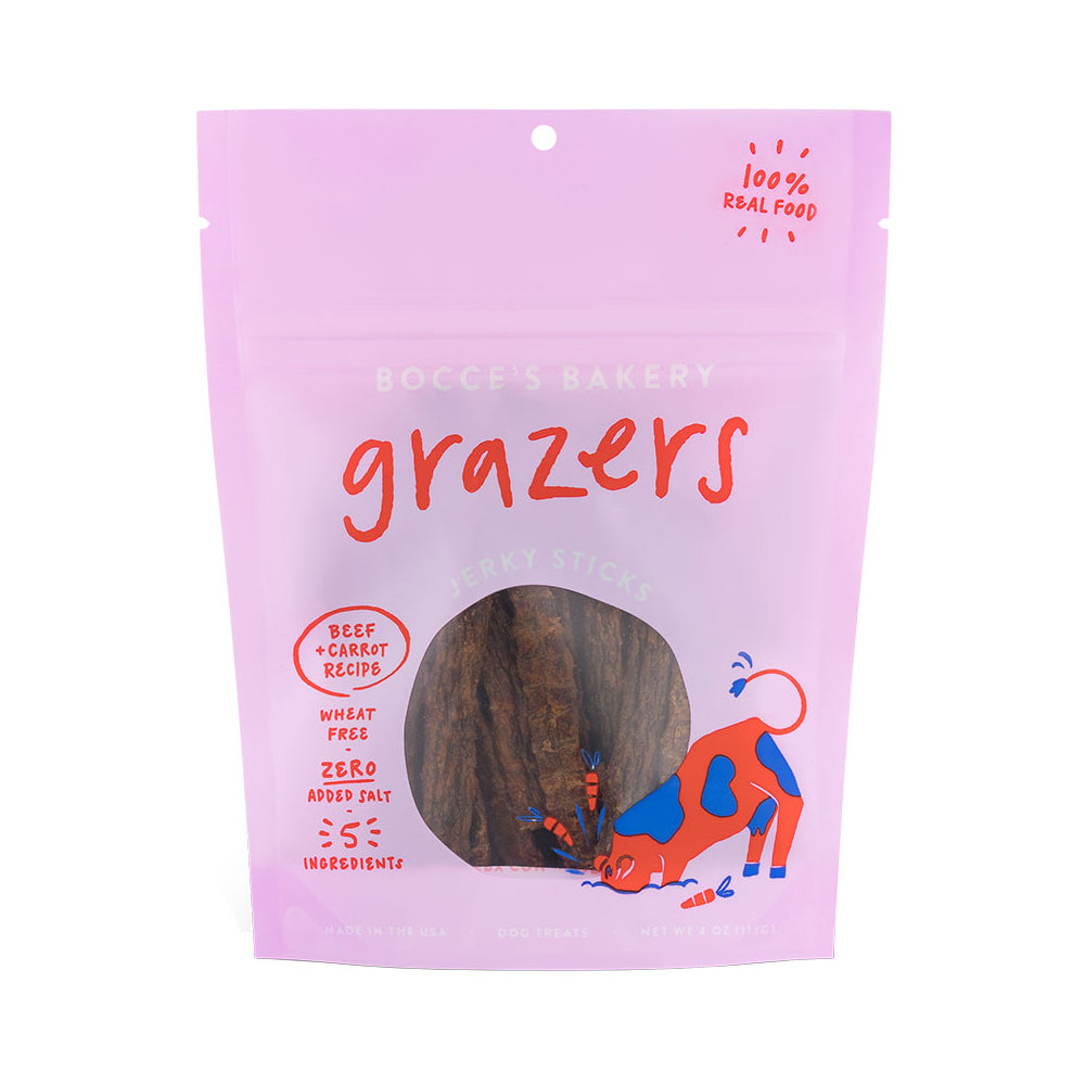 Bocce's Dog Grazers Beef 4 oz.