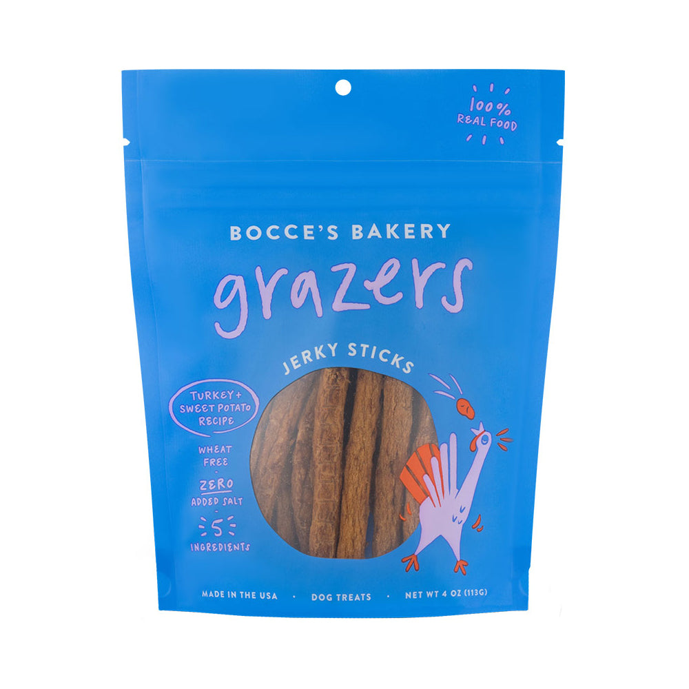 Bocce's Dog Grazers Turkey 4 oz.