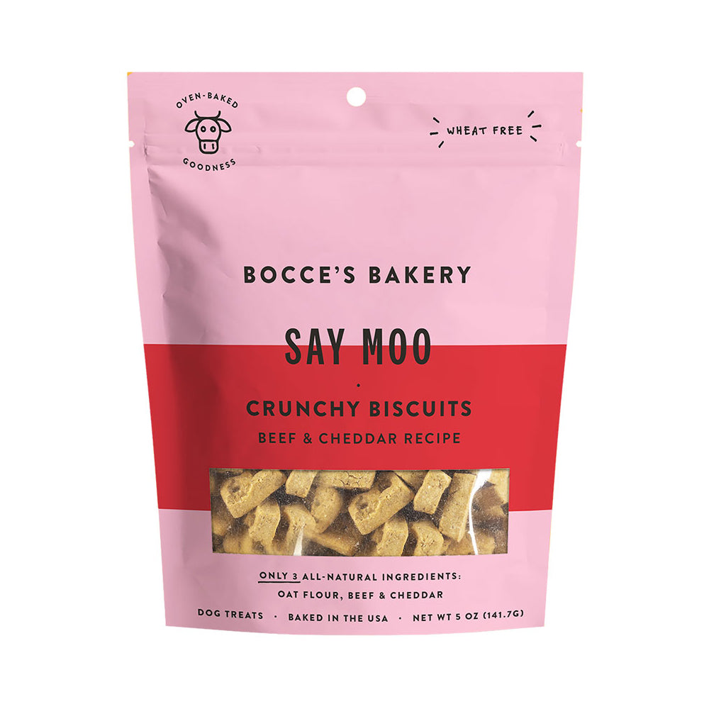 Bocce's Bakery Everyday Say Moo Biscuit 5 oz.