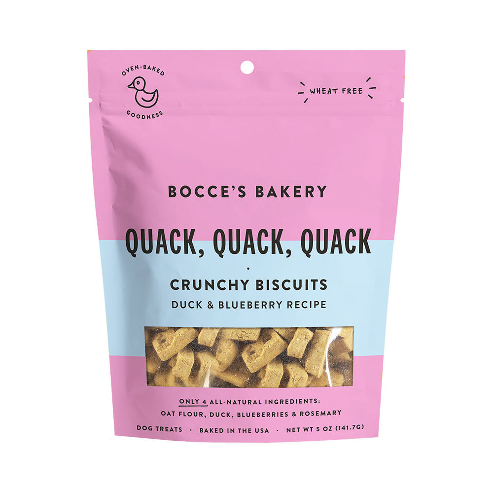 Bocce's Bakery Everyday Quack Quack Quack Biscuits 5 oz.