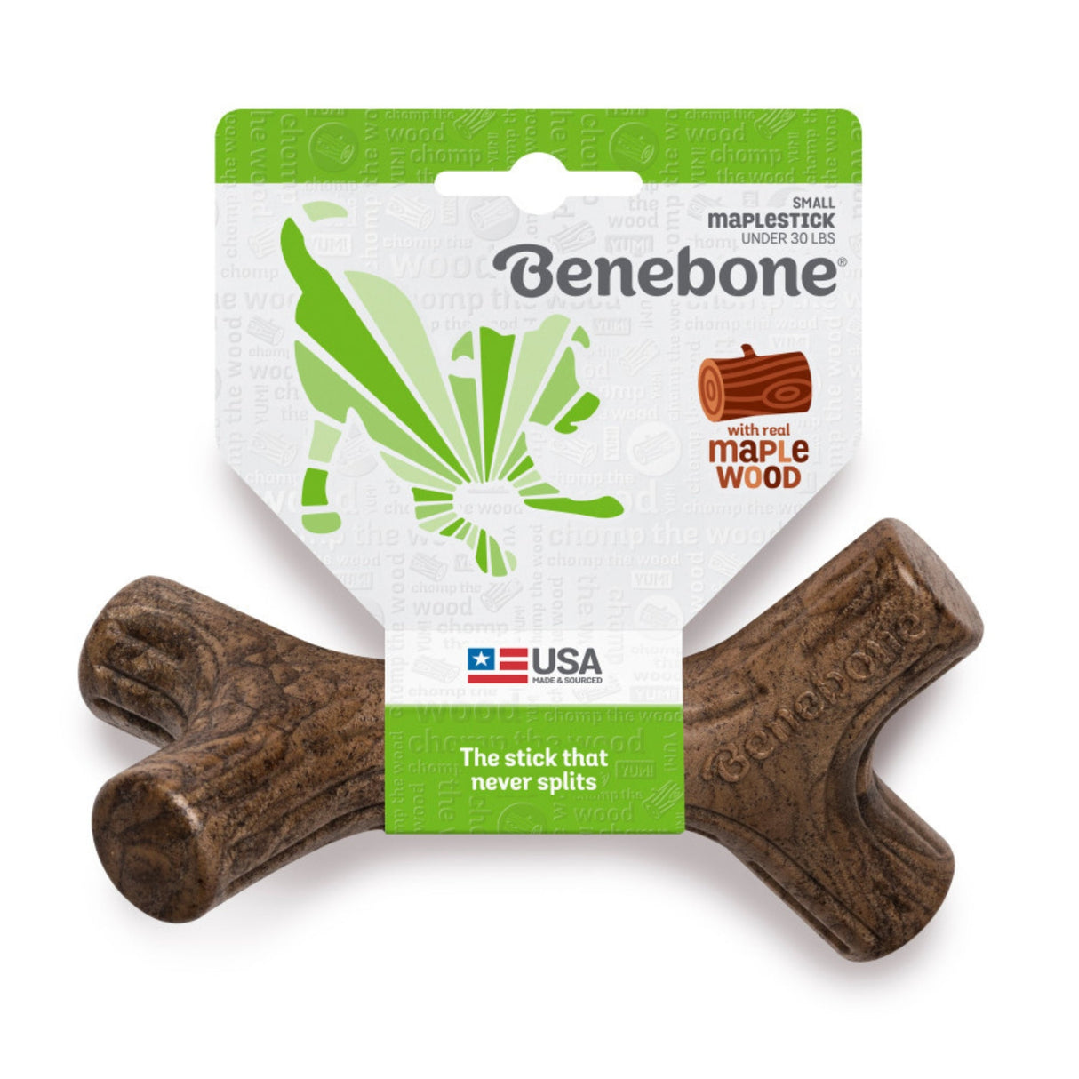 Benebone Maplestick Durable Dog Chew Toy Small