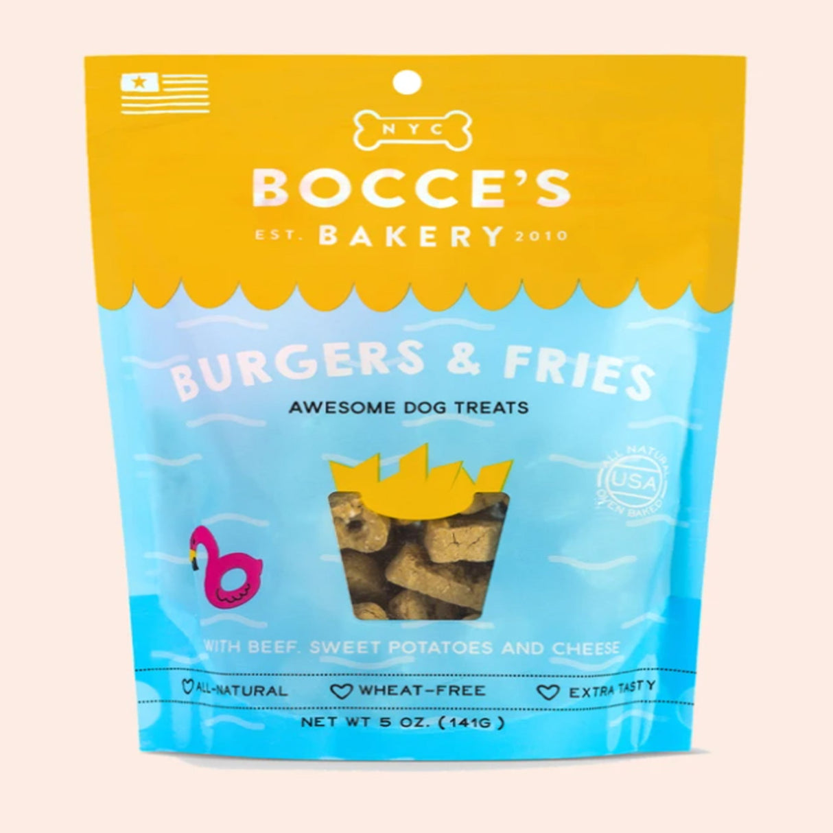 Bocce's Bakery Dog Biscuits Burgers And Fries