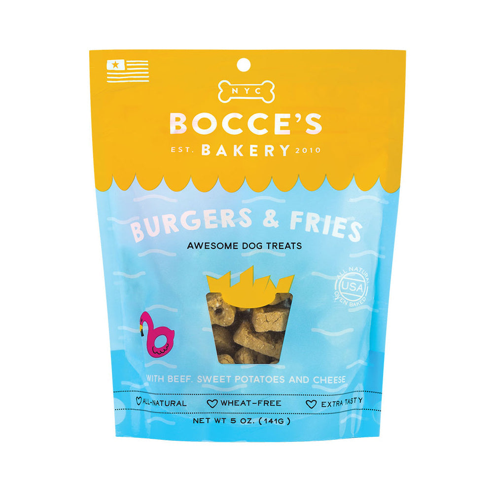 Bocce's Bakery Dog Biscuits Burgers And Fries