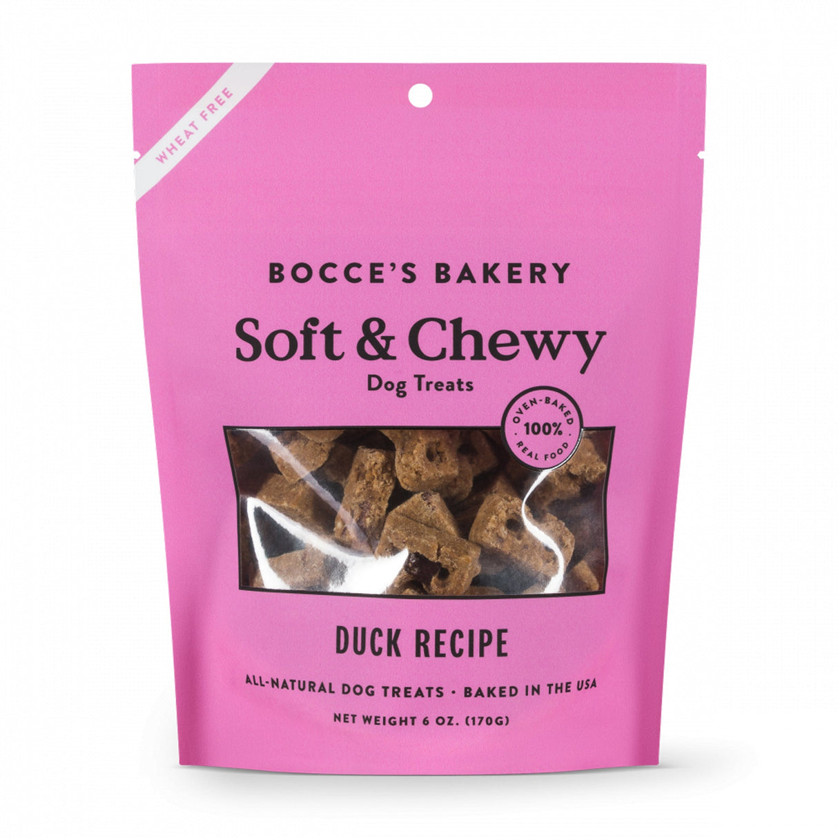 Bocce's Bakery Dog Soft And Chewy Duck 6oz.