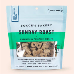 Bocce's Bakery Dog Soft And Chewy Sunday Roast 6oz.