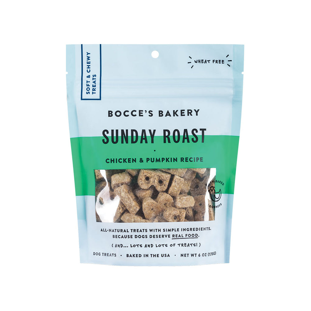 Bocce's Bakery Dog Soft And Chewy Sunday Roast 6oz.