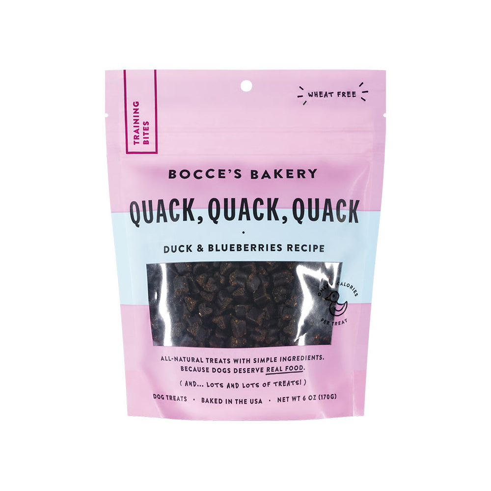 Bocce's Bakery Dog Training Quack Quack 6oz.