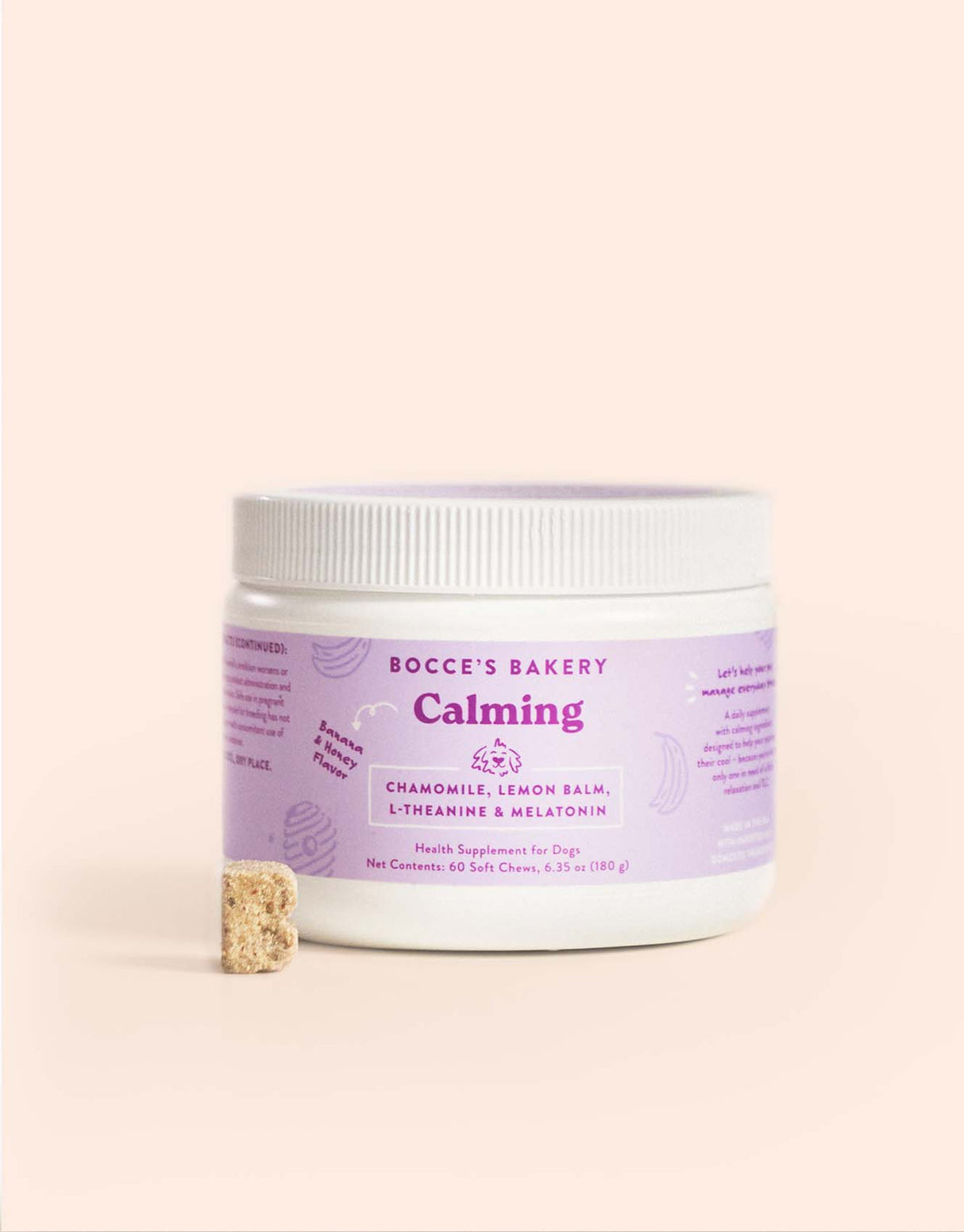 Bocce's Bakery Dog Supplement Calming 6.35 oz.