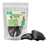 WATER BUFFALO HOOVES-100% Natural, High Protein, Long-Lasting, Grain-Free, Gluten-Free, Dog Dental Treat & Chews, 4 ct