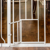 Carlson Extra Wide Pet Gate with Slide Handle White 29-51 X 30in.