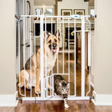 Carlson Expandable Extra Tall Gate with Slide Handle White 29-52 X 41in.