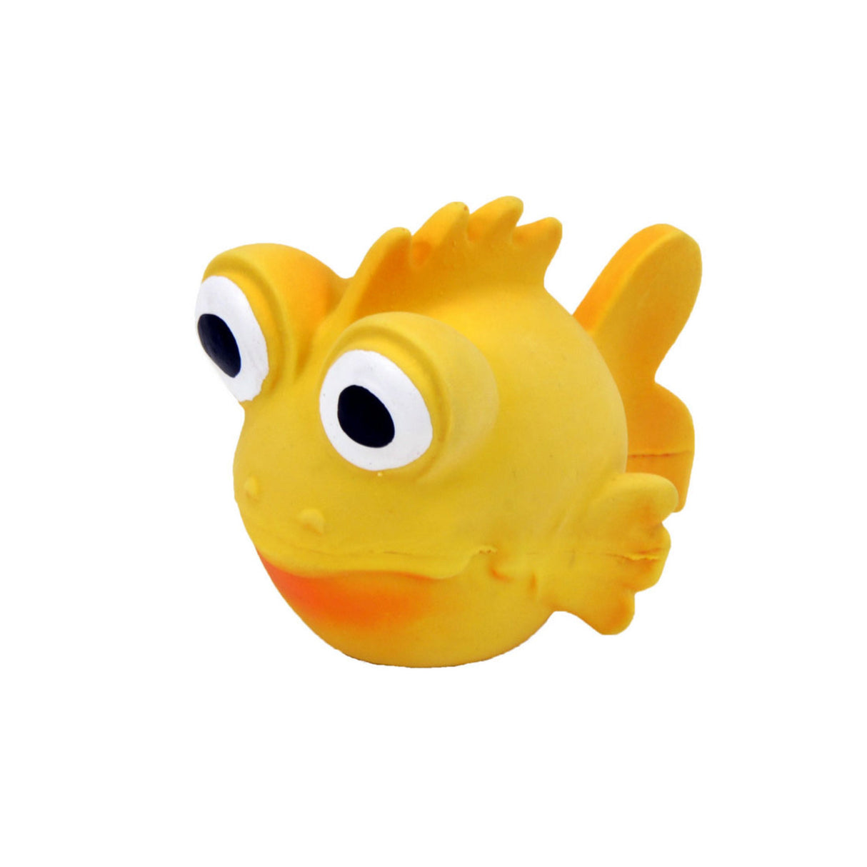 Rascals Latex Dog Toy Goldfish 3.5 in.
