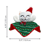 KONG Holiday Crackles Cat Toy Santa Kitty